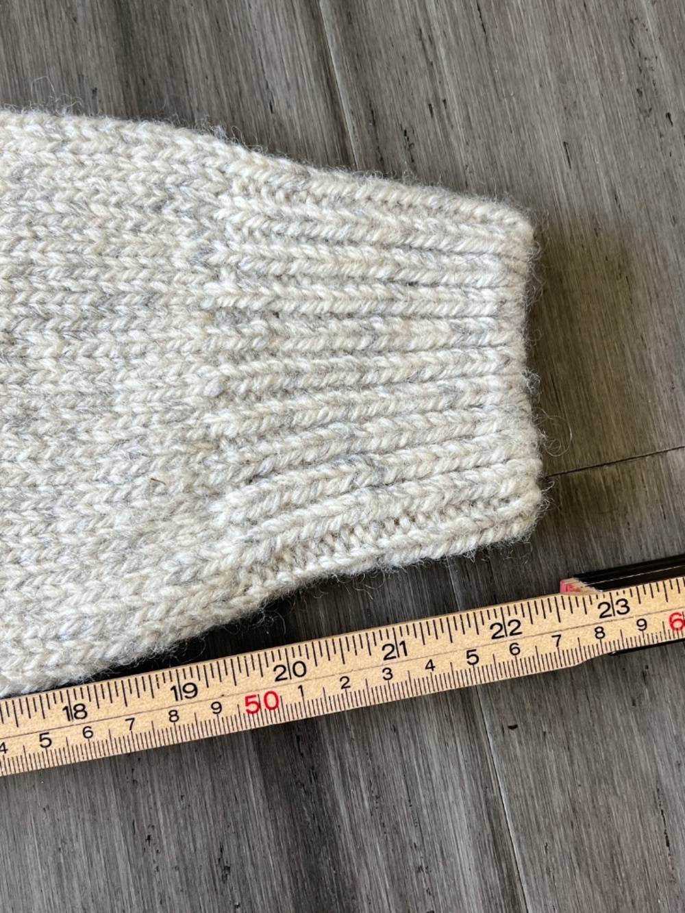 Devold of Norway Nansen Gray Melange Wool High Zip Neck Sweater M - Picture 10 of 10